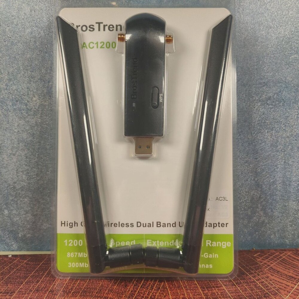 BrosTrend 1200Mbps High Gain Wireless Dual Band USB Adapter